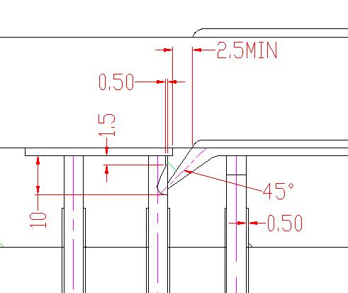 上海松江模具设计顶针潜水自动切水口B